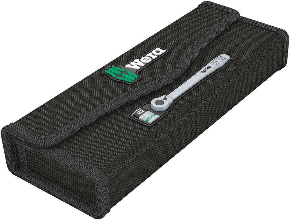 Wera Tools - 8100 SB HF 1 Zyklop Metal Ratchet Set with switch lever, 3/8" drive, with holding function, metric