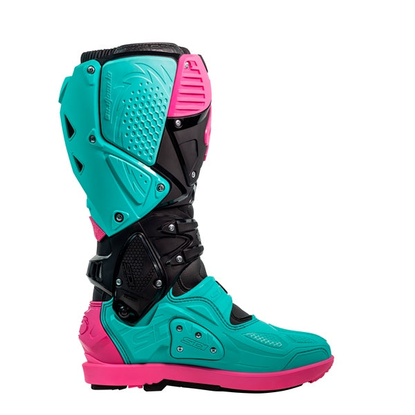 Sidi-BOOT CROSSFIRE 3 SRS BK/MINT/PI 40 SIDI MMFIRE3WSRSBLKMNTPK40 8017732726292