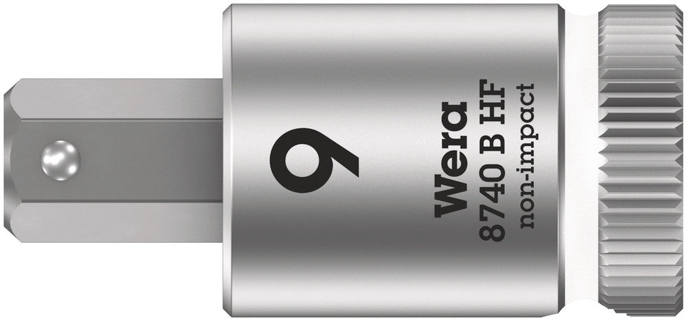 Wera Tools - 8740 B HF Zyklop bit socket with holding function, 3/8" drive