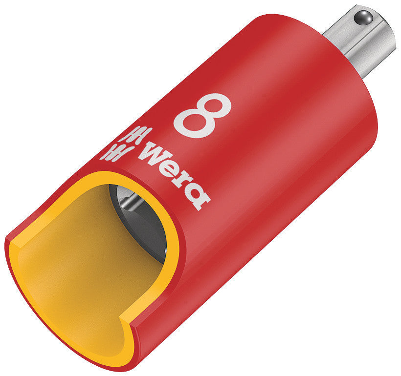 Wera Tools - 8740 B VDE HF Zyklop Hex bit socket, insulated, with holding function, 3/8" drive