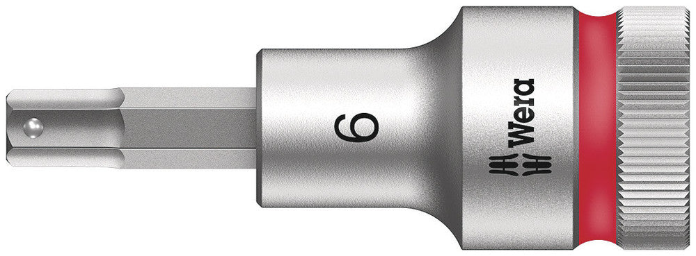 Wera Tools - 8740 C HF Zyklop bit socket with 1/2" drive with holding function