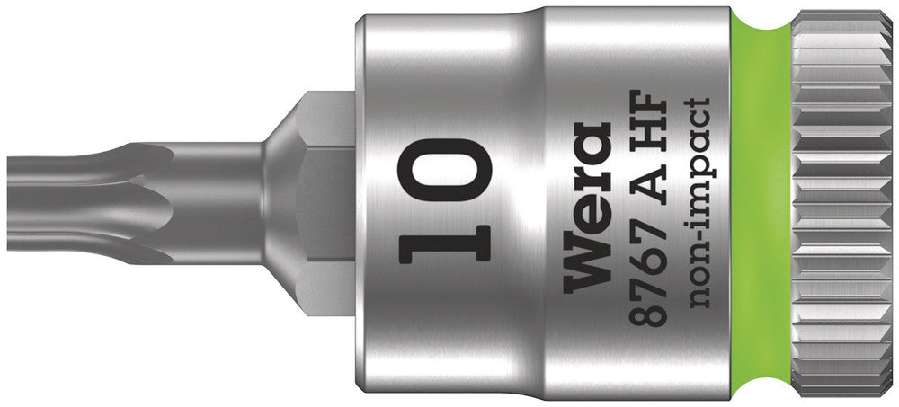 Wera Tools - 8767 A HF TORX® Zyklop bit socket with holding function, 1/4" drive