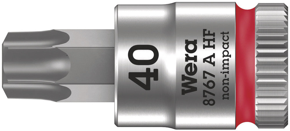 Wera Tools - 8767 A HF TORX® Zyklop bit socket with holding function, 1/4" drive