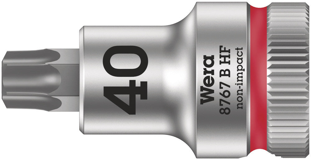 Wera Tools - 8767 B HF TORX® Zyklop bit socket with holding function, 3/8" drive