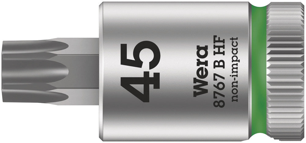 Wera Tools - 8767 B HF TORX® Zyklop bit socket with holding function, 3/8" drive