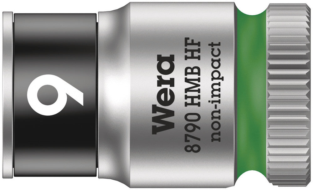 Wera Tools - 8790 HMB HF Zyklop socket with 3/8" drive with holding function