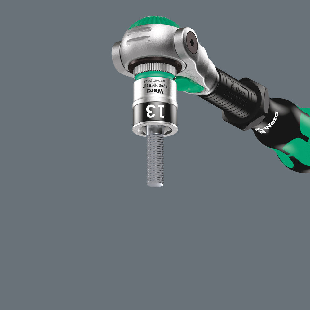 Wera Tools - 8790 HMB HF Zyklop socket with 3/8" drive with holding function