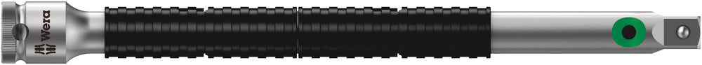 Wera Tools - 8796 LA Zyklop "flexible-lock" extension with free-turning sleeve, long, 1/4"