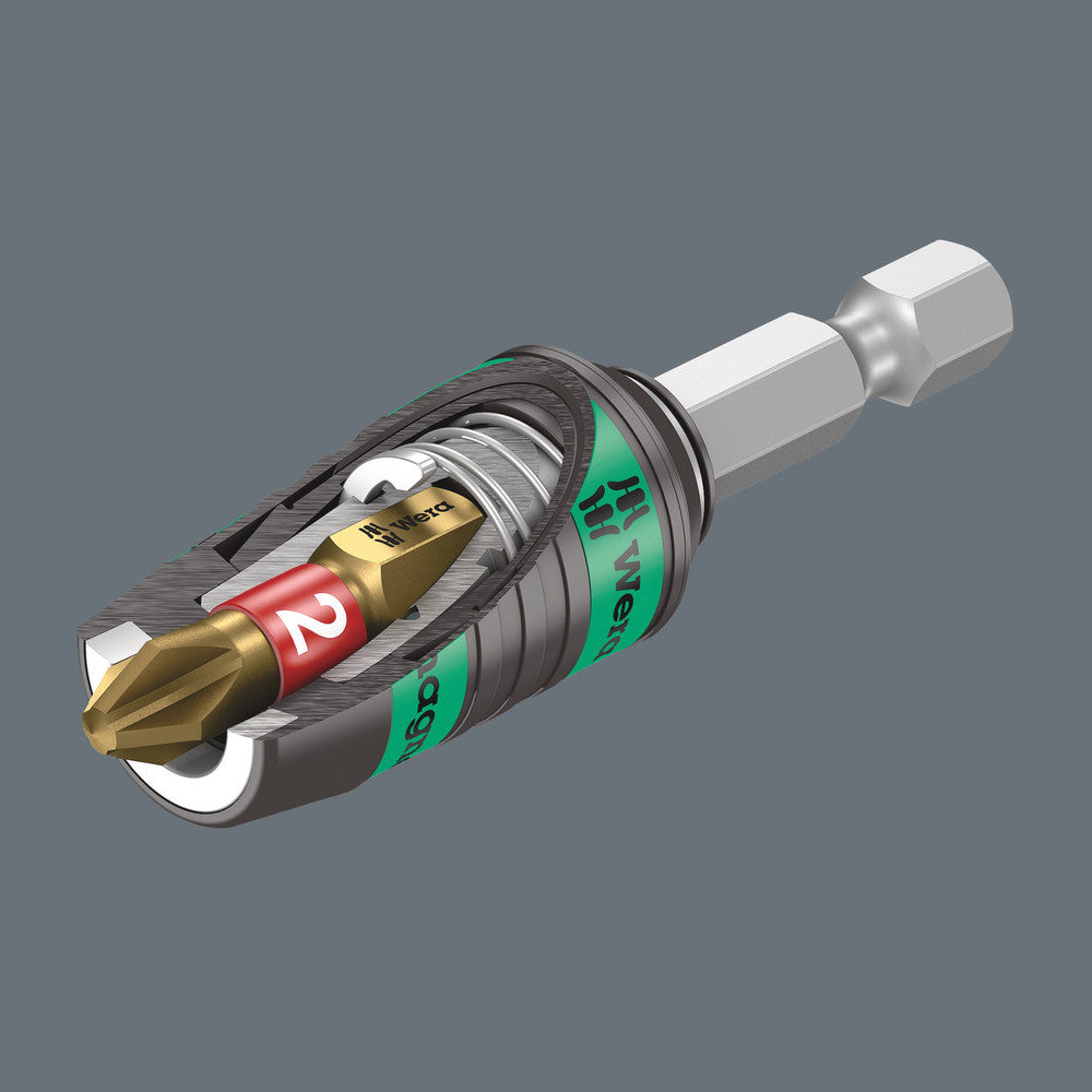 Wera Tools - 887/4 RR Rapidaptor Universal Bit Holder with ring magnet