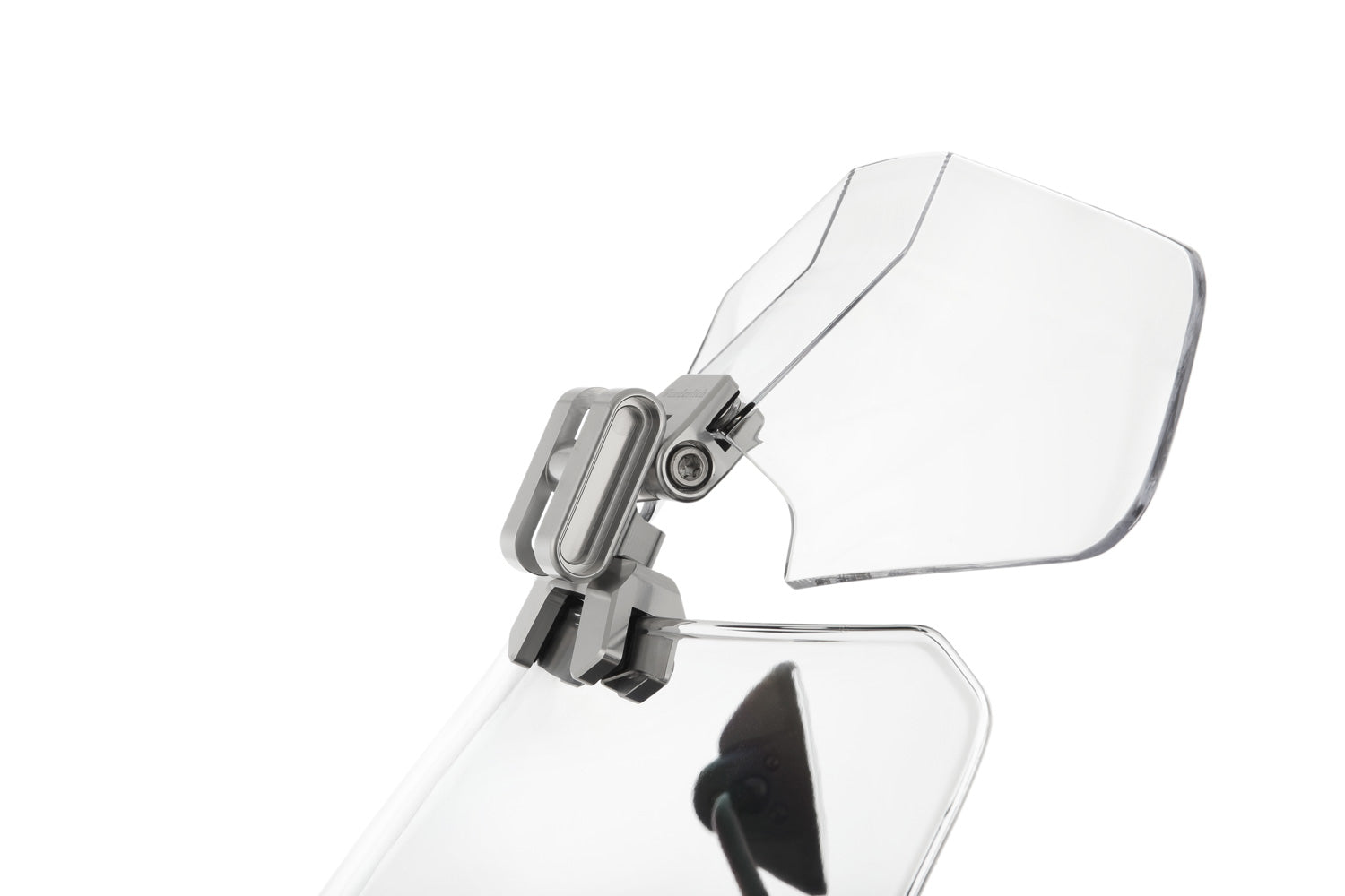 Wunderlich windshield extension Vario-ERGO 3D+ transparent, perfect wind protection thanks to the clever add-on spoiler