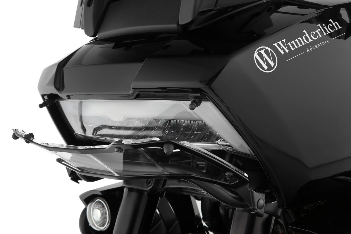 Wunderlich headlight protection grill for the Harley-Davidson Pan America 1250 reliably protects the original headlight from expensive...