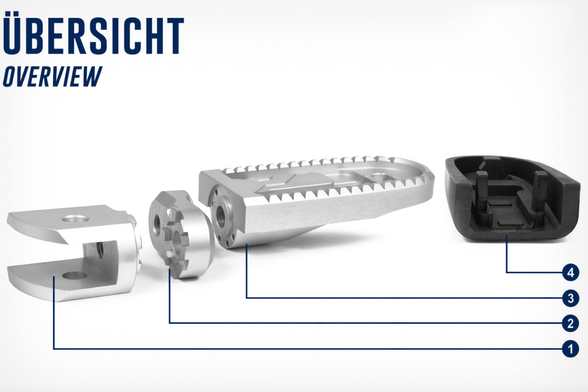 Our Vario footrest system is the ultimate solution when it comes to adjustable footrests.