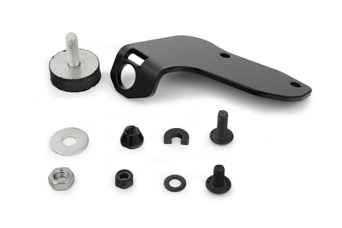 Enlarges the operating area of the side stand and makes it much easier and more ergonomic to fold out.