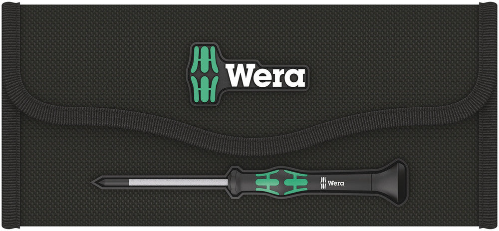 Wera Tools - 9454 Pouch for up to 12-piece sets Kraftform Micro screwdrivers, empty