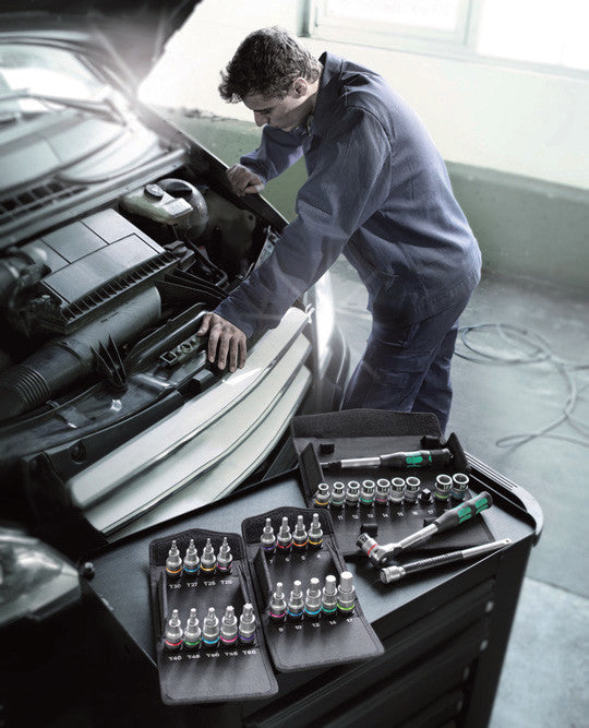 Wera Tools - 8006 SC 1 Zyklop Hybrid Ratchet Set, 1/2" drive, metric