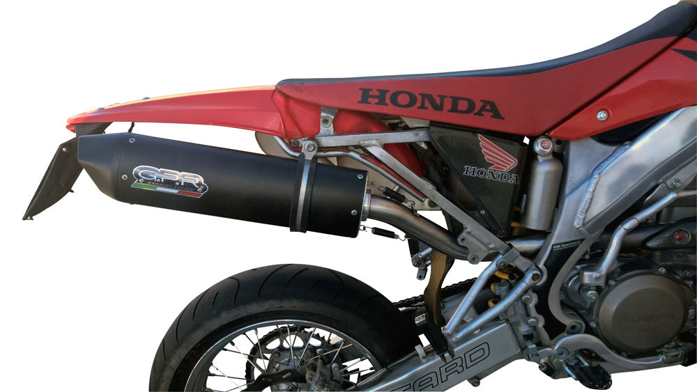 GPR-Exhaust---Furore-Nero-Slip-on-for-CRF-450-R-RX-from-2003-to-2003-dB-Killer-Link-Pipe