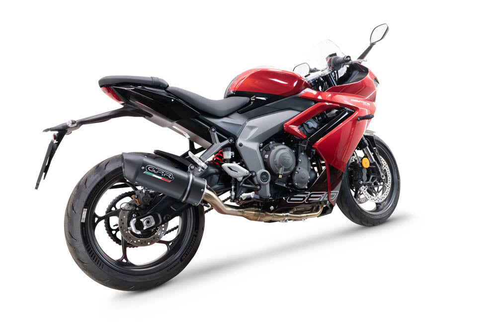 GPR-Exhaust---Furore-Evo4-Nero-Full-Line-for-Daytona-660-from-2023-to-2025-dB-Killer-Catalyst