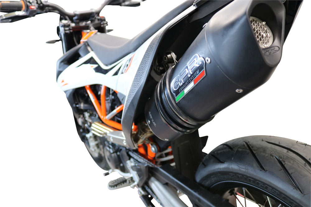 GPR-Exhaust---Furore-Nero-RACING-Slip-on-for-Enduro-690-R-from-2021-to-2024-Link-Pipe-Dbkiller