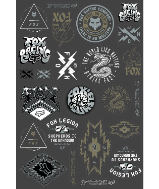 Fox Racing - Cascadia Sticker Kit
