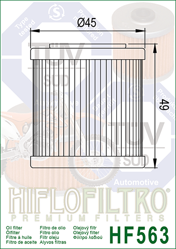 HiFlo -  HF563 Oil Filter