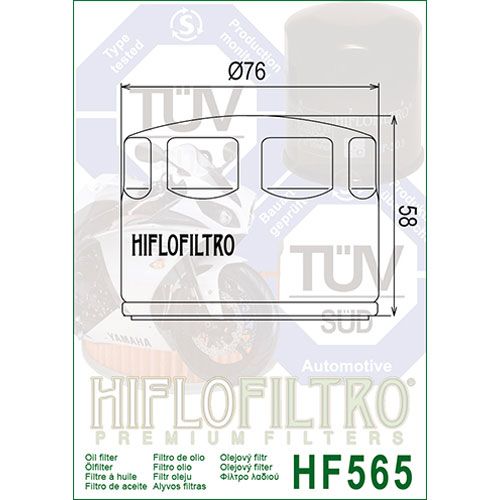 HiFlo - HF565 Oil Filter