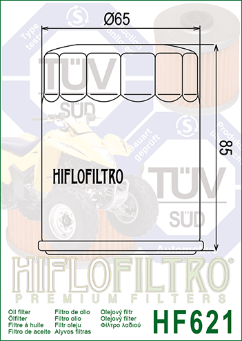 HiFlo - Oil Filter for Arctic Cat (HF621)