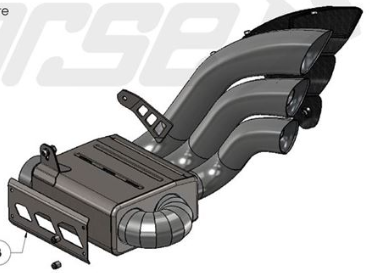 HPCorse - Hydro Tre Cover Carb Exhaust for MV Agusta Brutale 800/RR 2016-Up