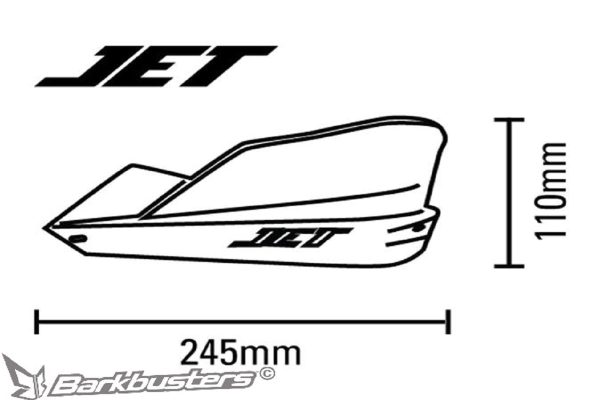 Barkbusters - Jet Handguards with Universal Mounting