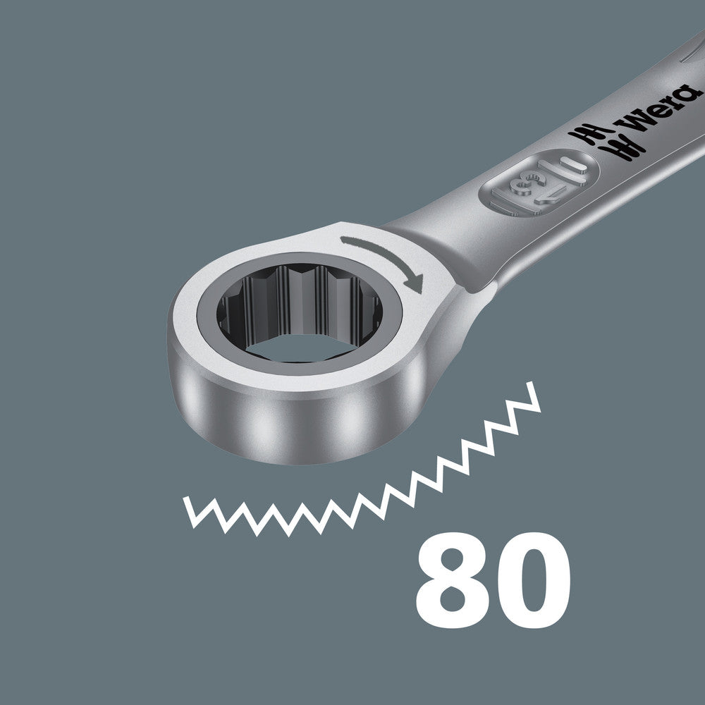 Wera Tools - 6000 Joker 4 Imperial Set 1 Set of ratcheting combination wrenches, Imperial