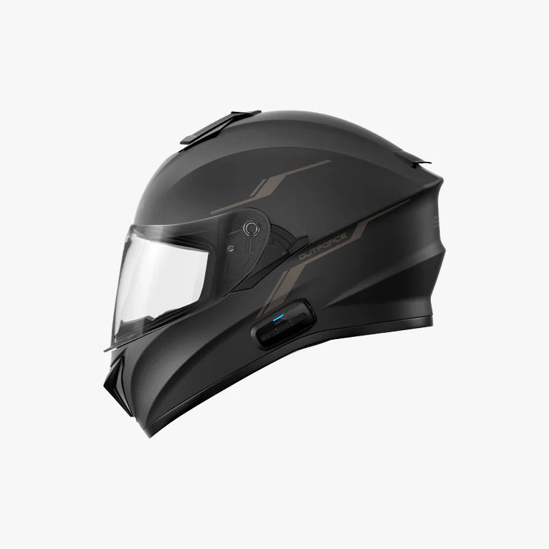 Sena - OUTFORCE Full-Face Motorcycle Smart Communication Helmet with Bluetooth Intercom