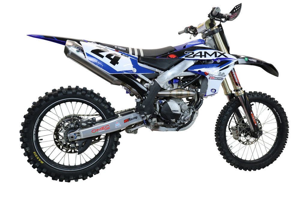 GPR-Exhaust---Pentacross-FULL-Titanium-Full-Line-for-YZ-250-F-from-2020-to-2025-dB-Killer-Spark-Arrestor