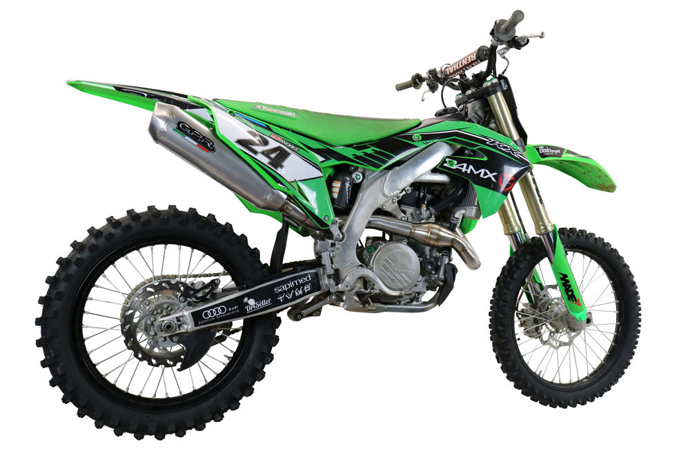 GPR-Exhaust---Pentacross-FULL-Titanium-Full-Line-for-KX-450-F-from-2019-to-2020-dB-Killer-Spark-Arrestor