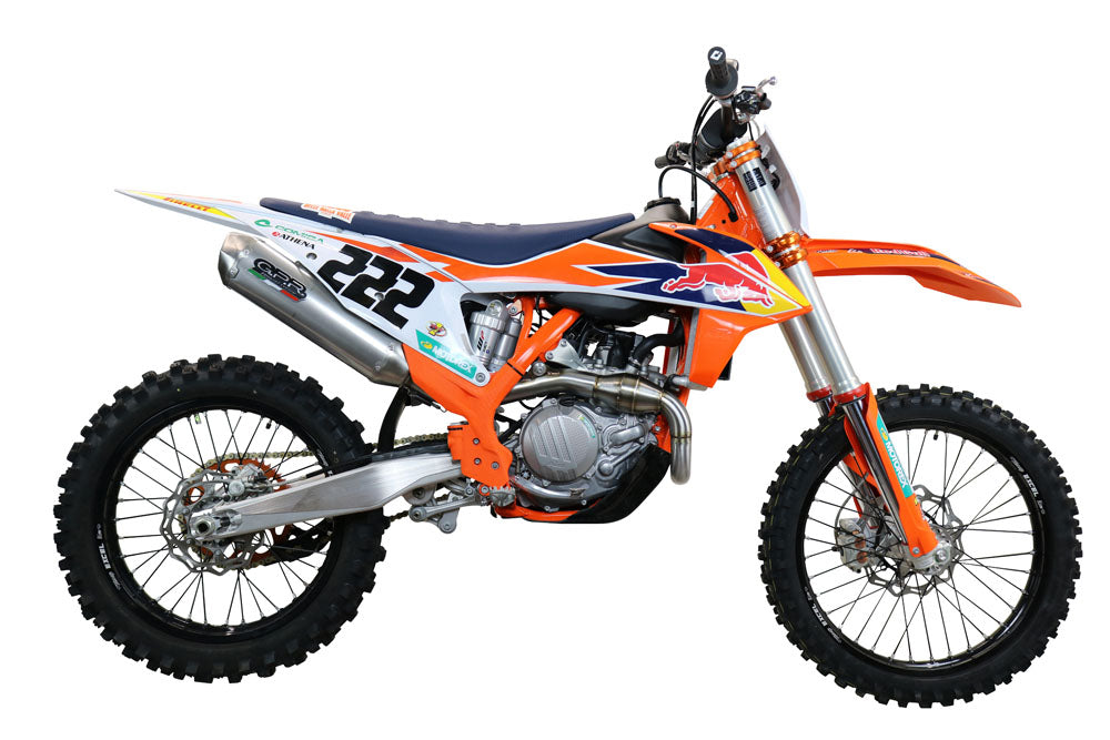 GPR-Exhaust---Pentacross-Inox-Full-Line-for-XC-F-450-from-2019-to-2022-dB-Killer-Spark-Arrestor