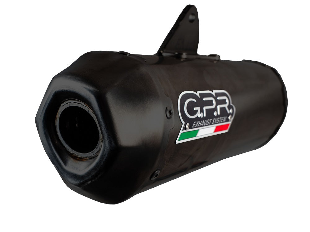 GPR-Exhaust---Pentaroad-Black-Slip-on-for-SR4-MAX-from-2022-to-2024-dB-Killer-Link-Pipe-Catalyst