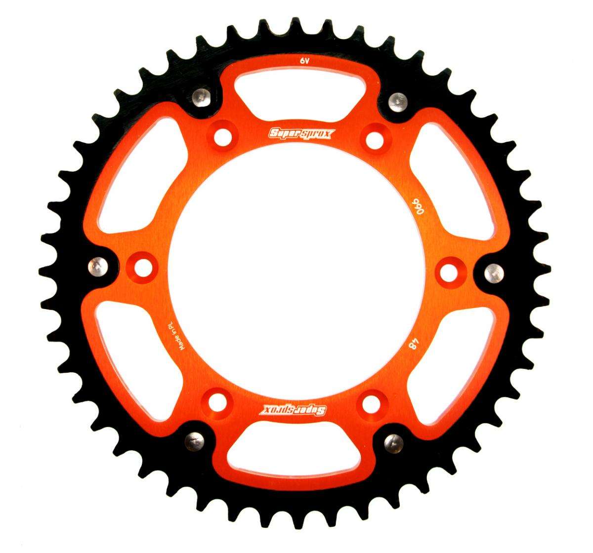 Supersprox - Sprocket 48 Rear KTM Orange (RST-990-48-ORG)