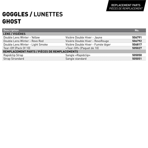 CKX - Ghost Goggles, Winter