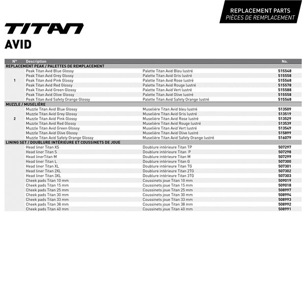 CKX-HELM TITAN DL AVID PI GLOSS S CKX 515562