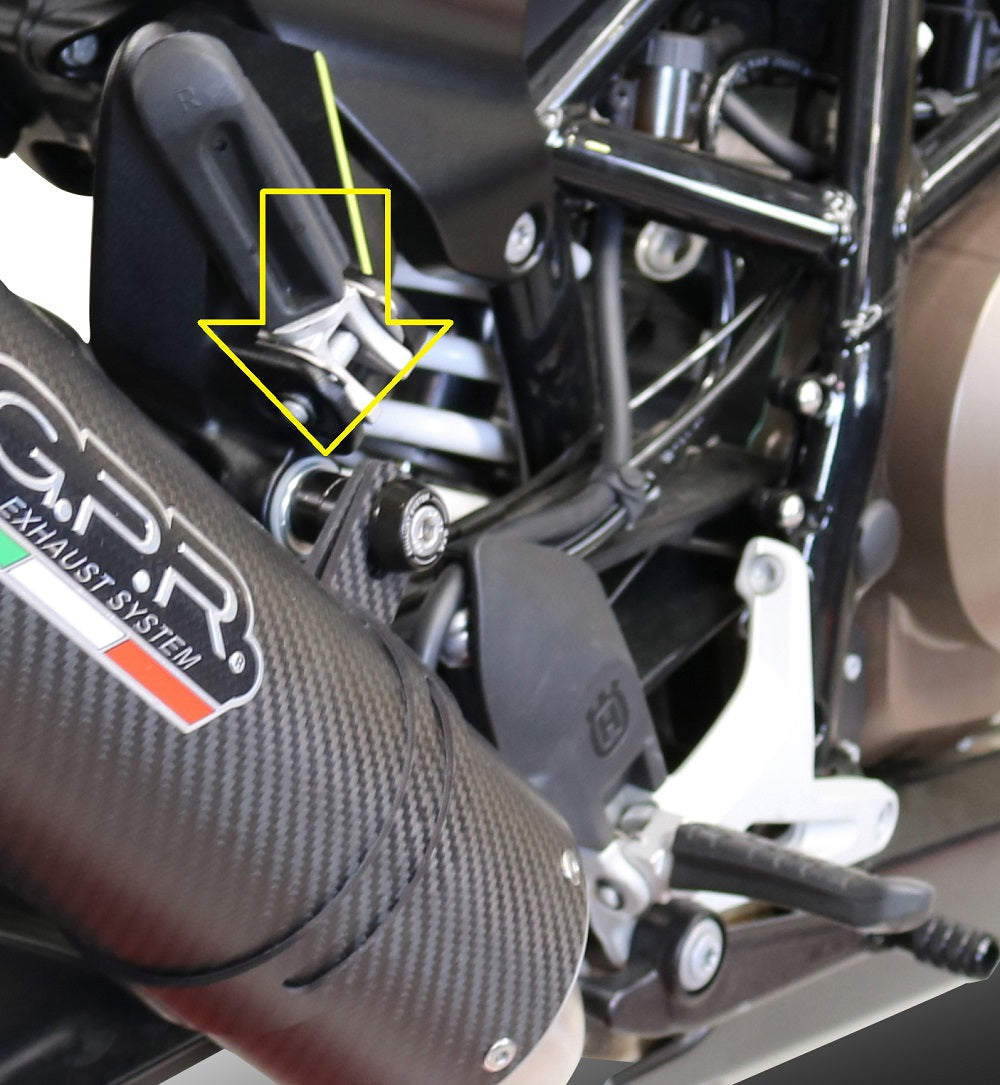 GPR-Exhaust---Powercone-Evo-Slip-on-for-Svartpilen-701-from-2018-to-2020-dB-Killer-Link-Pipe