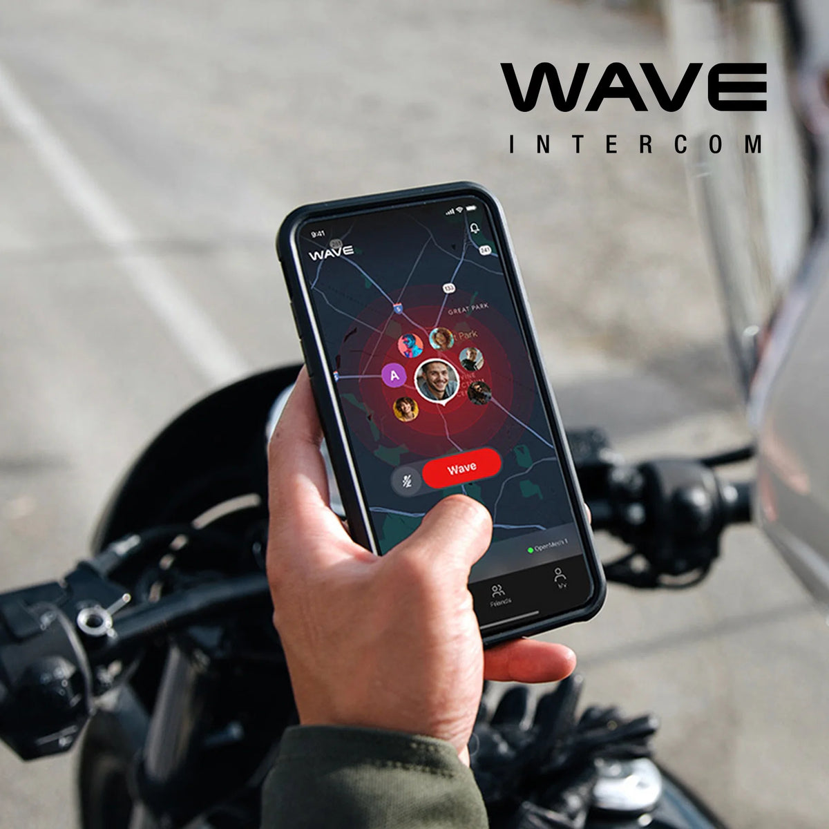 Sena - STRYKER Full-Face Motorcycle Smart Communication Helmet with Mesh Intercom