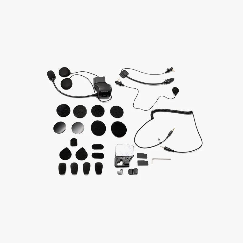 Sena - Universal Smart Communication Helmet Clamp Kit with Slim Speakers