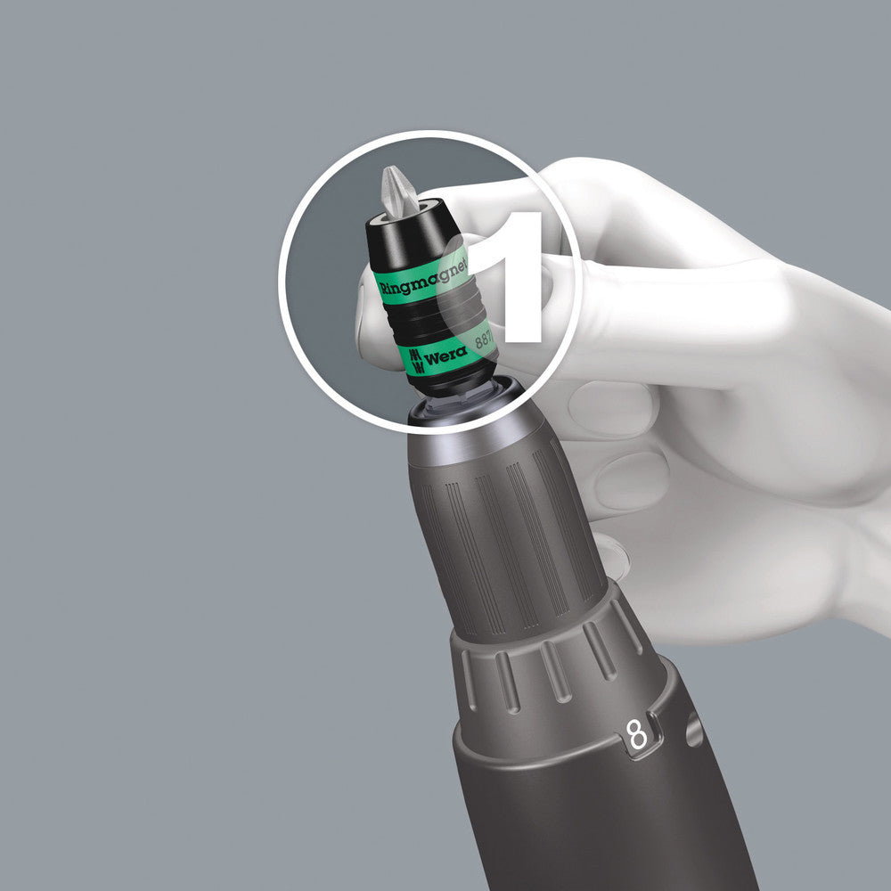Wera Tools - 887/4 RR Rapidaptor Universal Bit Holder with ring magnet