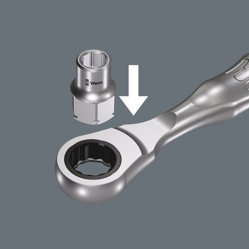 Wera Tools - 8790 FA Zyklop socket with 1/4" and Hexagon 11 drive