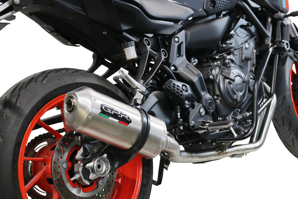 GPR-Exhaust---Satinox-Full-Line-for-Mt-07-from-2021-to-2024-dB-Killer-Catalyst