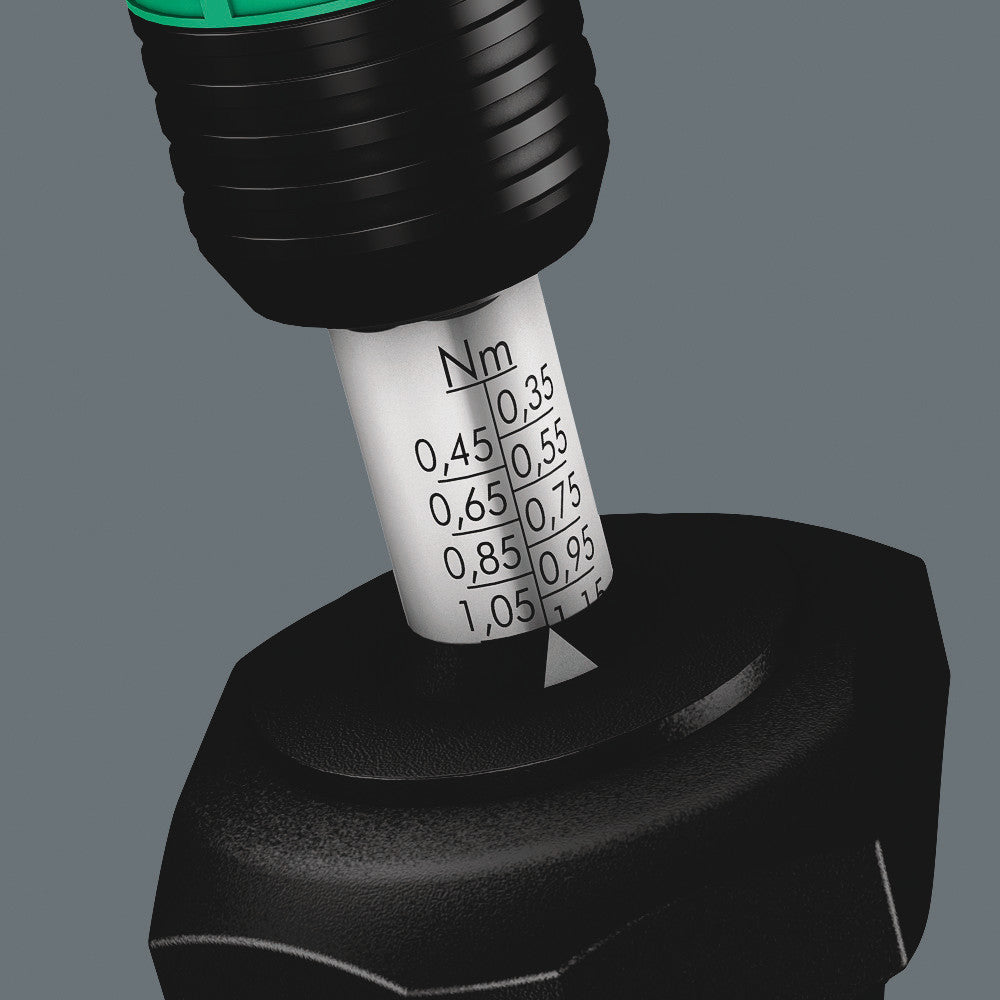 Wera Tools - Series 7400 Kraftform adjustable torque screwdrivers (0.1-3.0 Nm) with Rapidaptor quick-release chuck