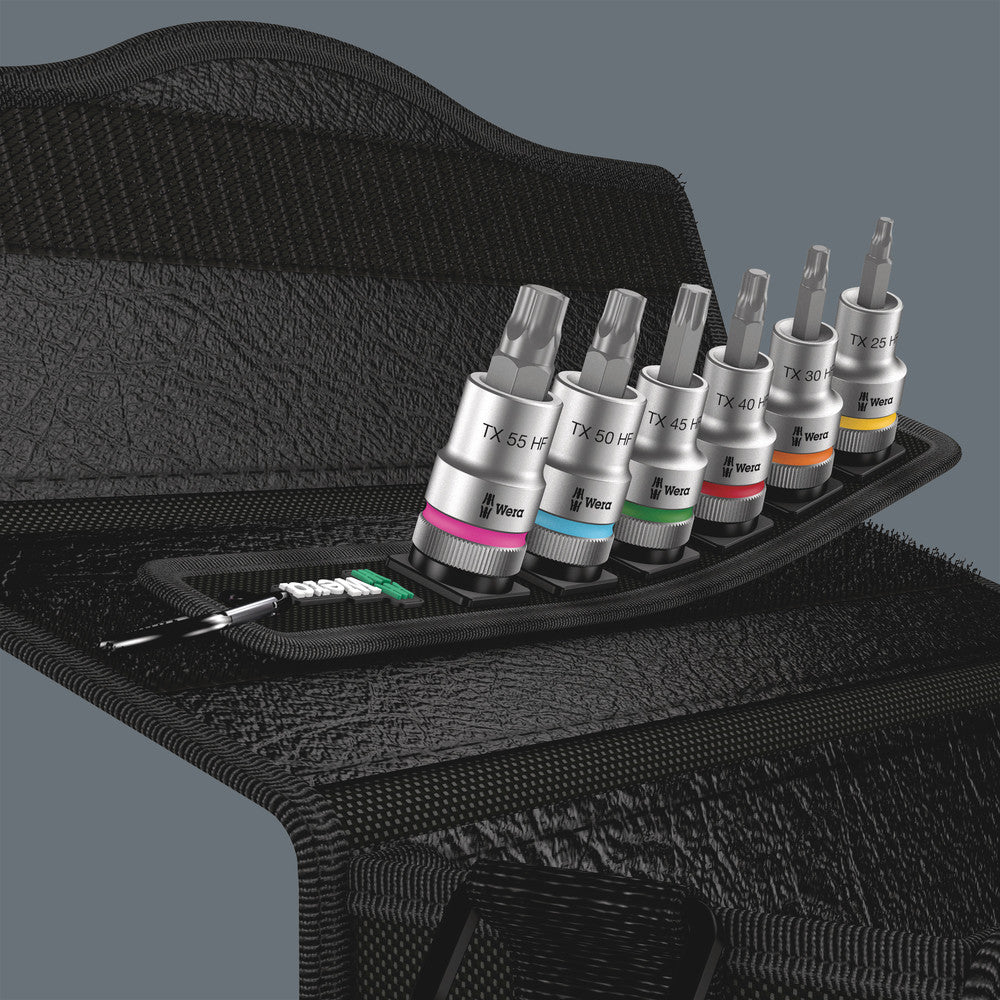 Wera Tools - Belt C 3 TORX® HF Zyklop bit socket set with holding function, 1/2" drive