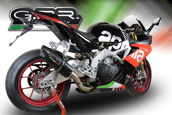GPR-Exhaust---Furore-Nero-Slip-on-for-Tuono-V4-1100-RR-Factory-from-2015-to-2016-dB-Killer-Link-Pipe-Catalyst