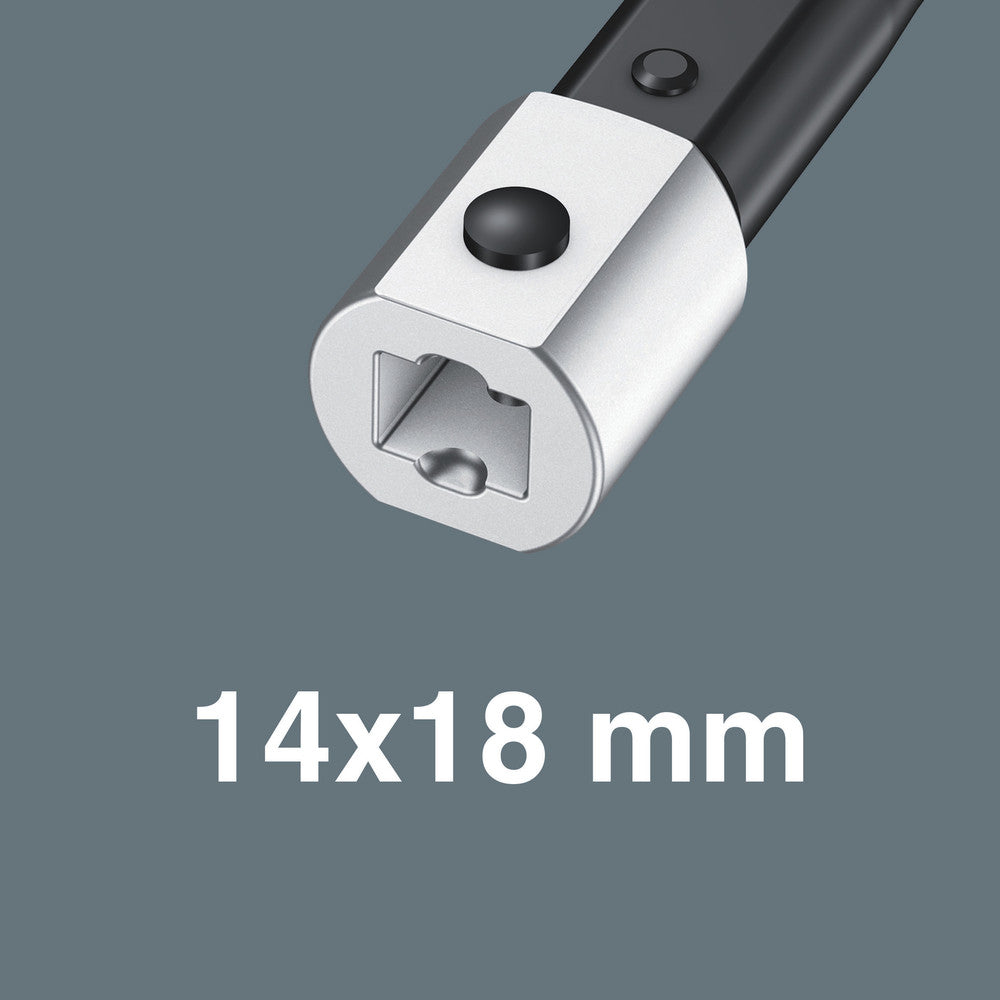 Wera Tools - Click-Torque XP 4 pre-set adjustable torque wrench for insert tools, 20-250 Nm, 20 Nm