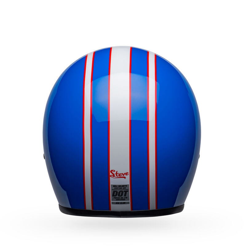 Bell Helmets - Custom 500 'Six Day McQueen' Open Face Helmet