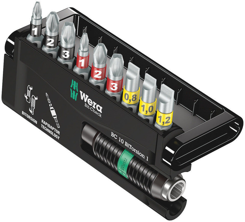 Wera Tools - Bit-Check 10 BiTorsion 1