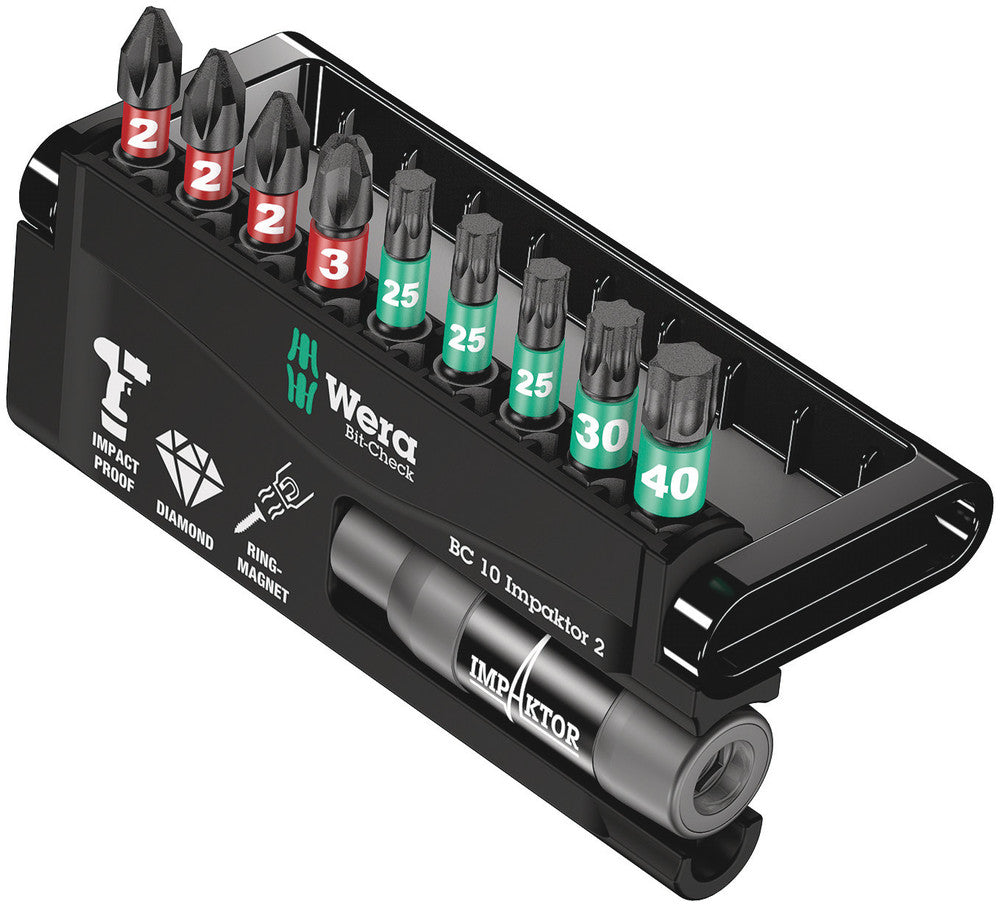 Wera Tools - Bit-Check 10 Impaktor 2